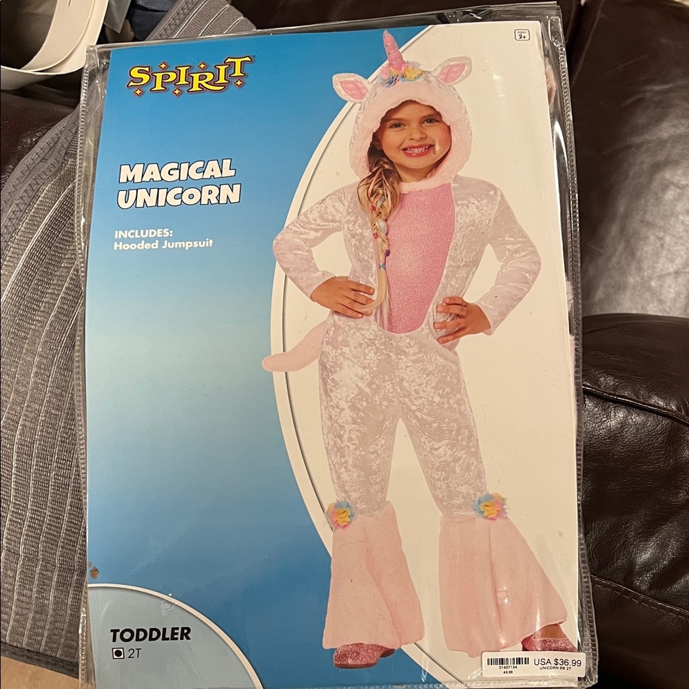 Spirit Enchanted Unicorn Toddler Costume - Pink & White